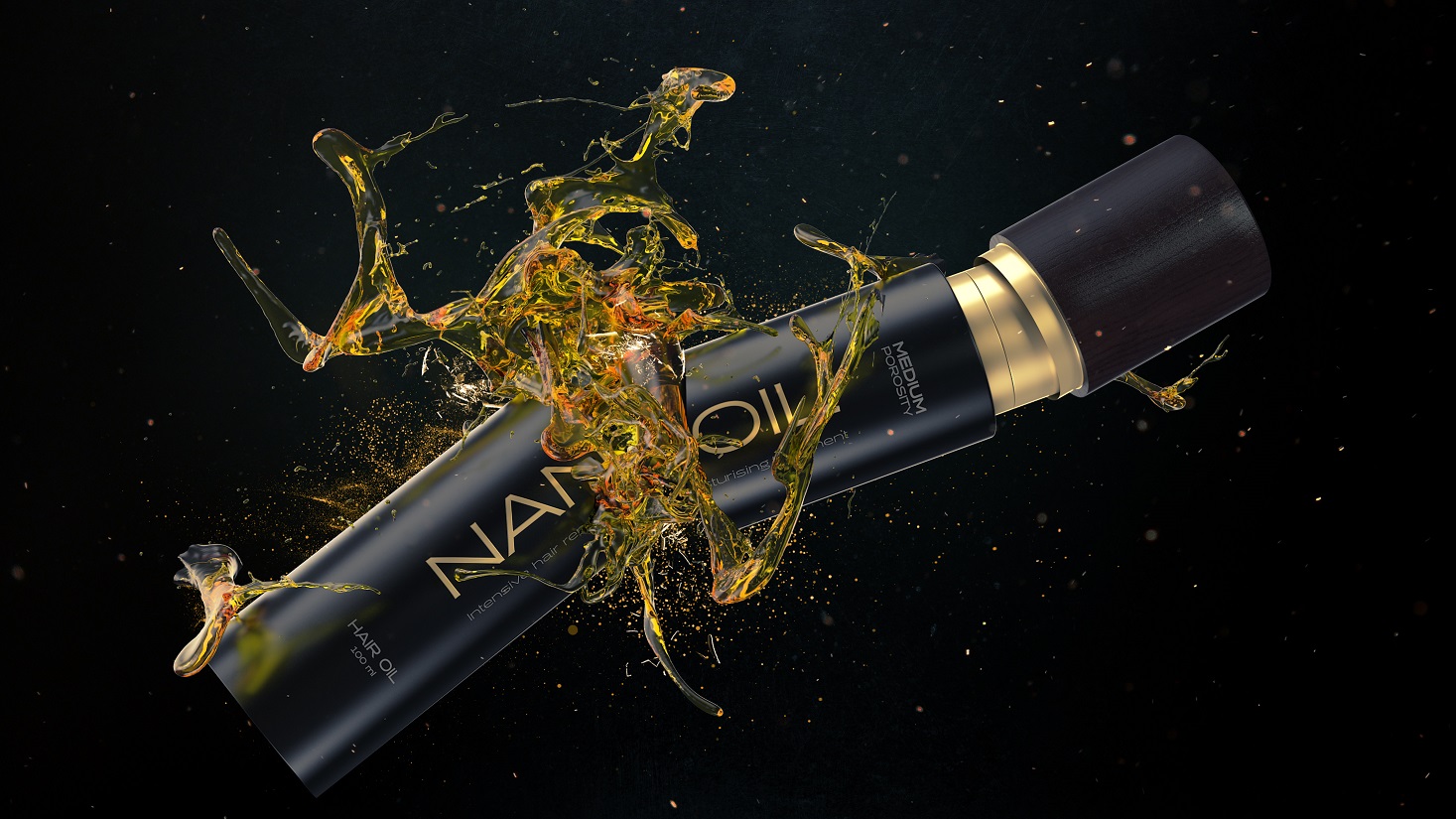 Das ist NANOIL, das beste Haaröl zum Schutz und Stylen der Haare